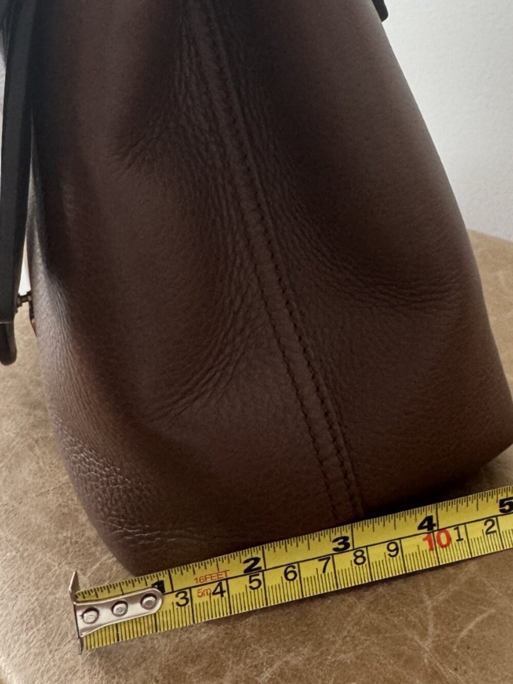 Gucci GG Marmont Brown Leather Shoulder Bag | Medium | Gold Hardware - Picture 8 of 16